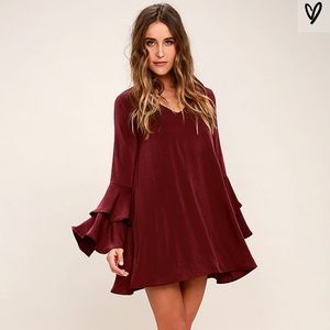 Lulu’s Burgundy Dress